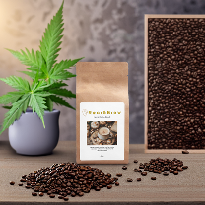 Roar & Brew Hemp Coffee Blend 4oz – Coffee with a Nutritional Boost